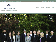 Tablet Screenshot of marsjewett.com